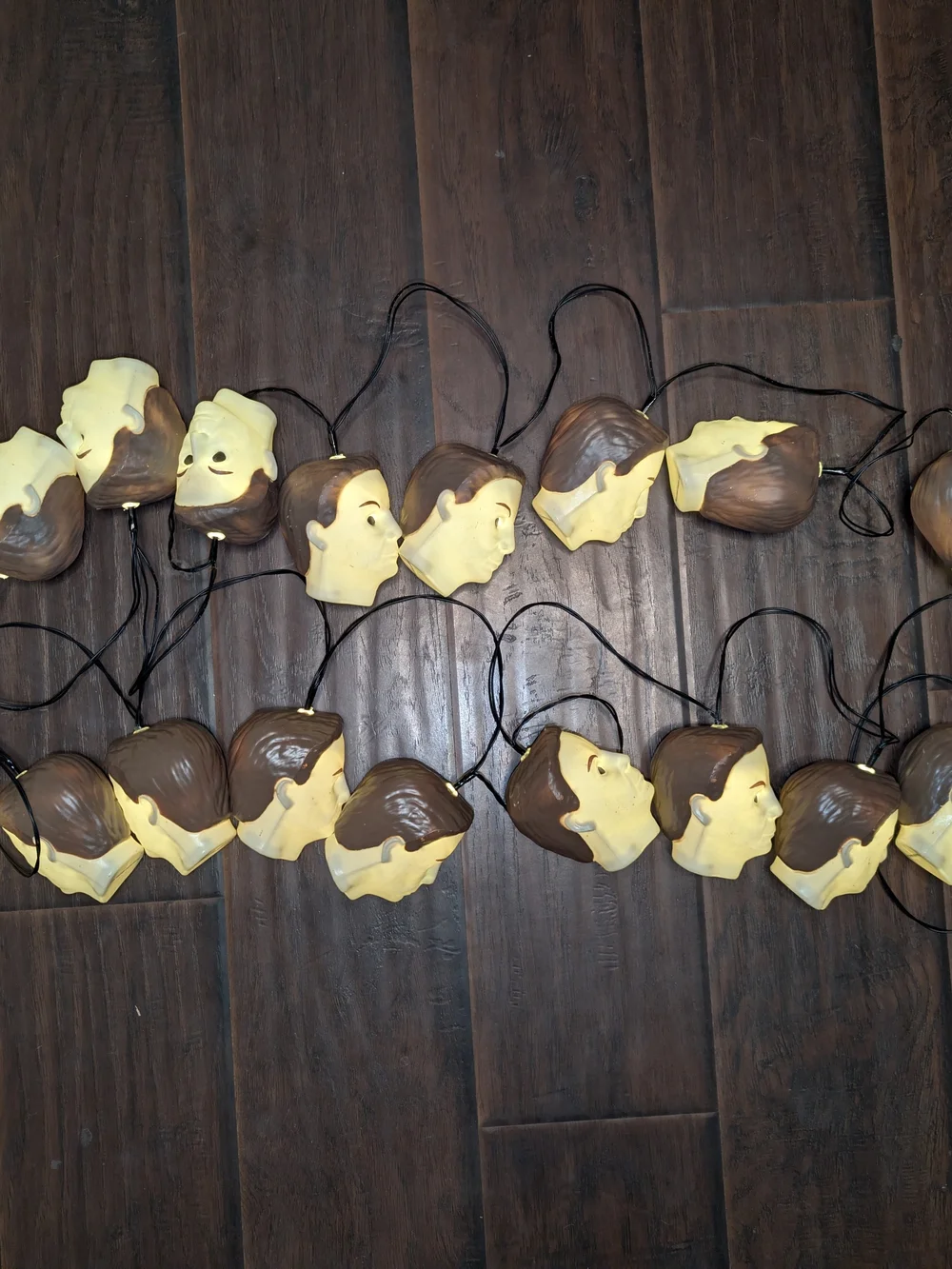 Novelty Yellow and Brown Kids Character String Lights - Brand
